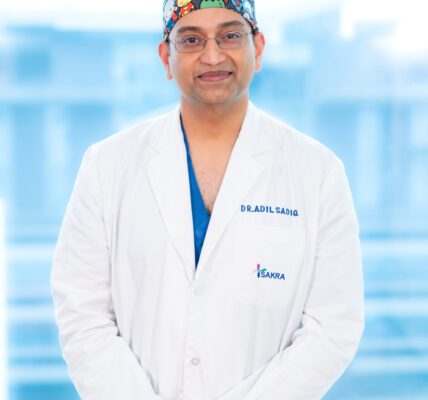 Dr. Adil Sadiq, a renowned cardiothoracic surgeon, discussing robotic heart surgery at Sakra World Hospital Bengaluru.